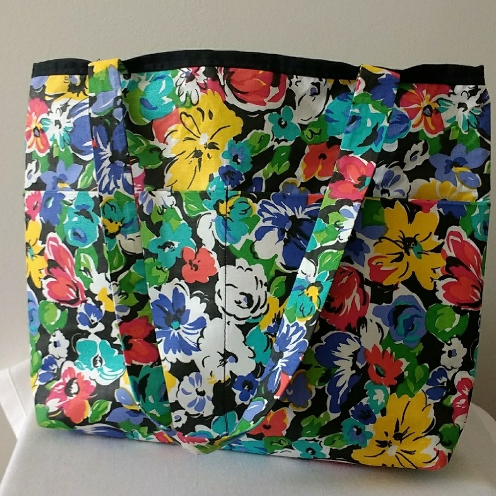 Handmade Floral Tote Bag